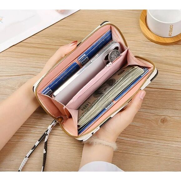 Unisex Water resistant crossbody and cow wallet - Picture 7 of 7